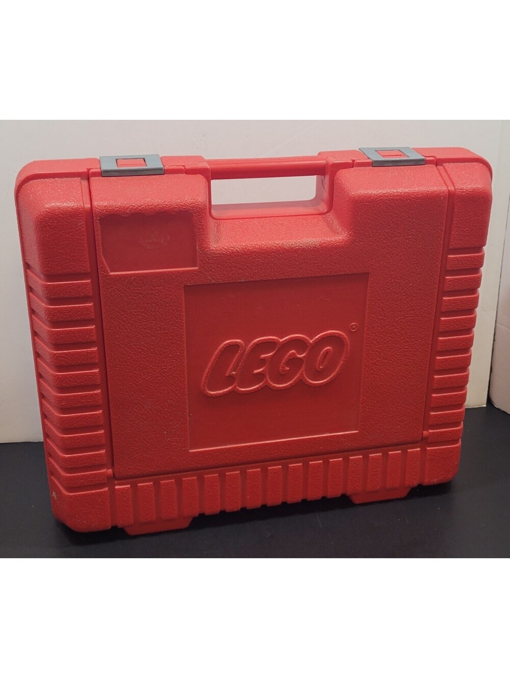 Vintage 1985 Red LEGO Hard Plastic Carrying Case Snap Close - Case Only